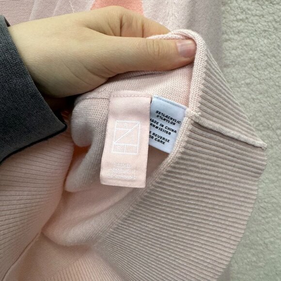 Small - 525 America - Pink Argyle Cardigan Rent the Runway $138 msrp - Picture 12 of 14